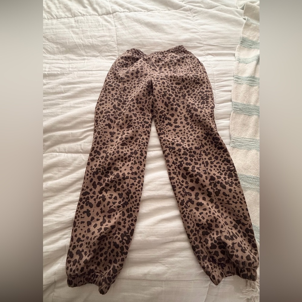 Leopard Print Jogger Pants YPB by Abercrombie